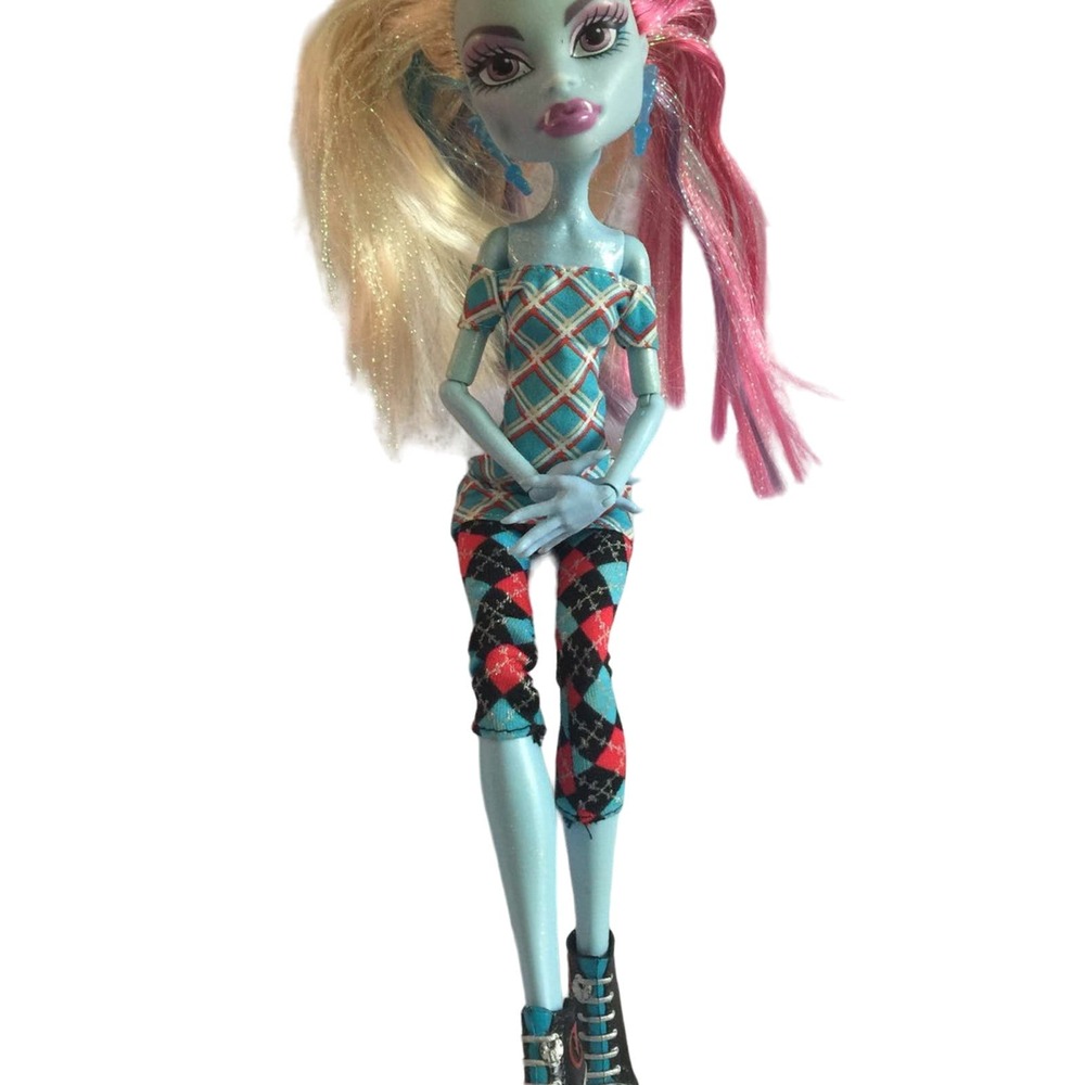 Vintage Monster High Doll Abbey Bominable Shirt Pants and Sneakers Included